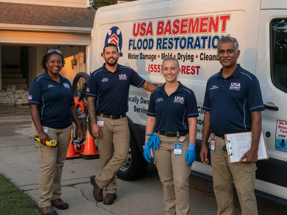 Basement Flood Cleanup company in Holly Bluff, MS
